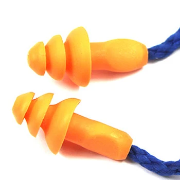 

5PCS Authentic Soft Silicone Corded Christmas Tree Earplugs Protective Earmuffs Ear Plugs Noise Reduction tauchen accessories