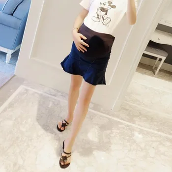 

spring and summer Fishtail jeans pants pregnant women maternity leggings Flare adjustable jeans for Pregnant women