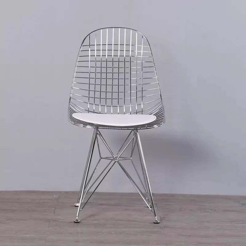 Free shipping U-BEST Industrial Metal Wired Dining Chair,harry bertoia stackable wire cafe tables and chairs outdoor chair Free shipping U-BEST Industrial Metal Wired Dining Chair,harry bertoia stackable wire cafe tables and chairs outdoor chair