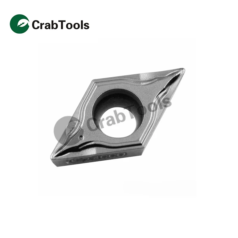 

Crab Tools Teagutec 10PC DCMT 070204 FG CT3000 Metal Turning Lathe Tools Turning Cutter Carbide Insert CNC Tool Tip Machine