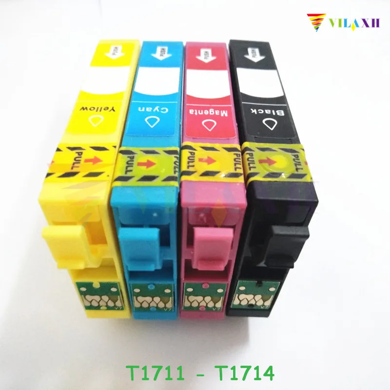 

Vilaxh T1701 T1711 Compatible ink Cartridge For Epson XP-33 XP-103 XP-203 XP-207 XP-406 XP-413 XP-303 XP-306 XP-403 XP-313 print
