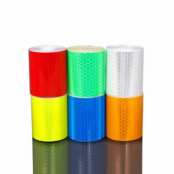 

Deemount 3MX5CM Cycle Light Reflective Stickers Auto Light Sensitive Reflection Safe Cycling Riding Visual Warning Reflectors