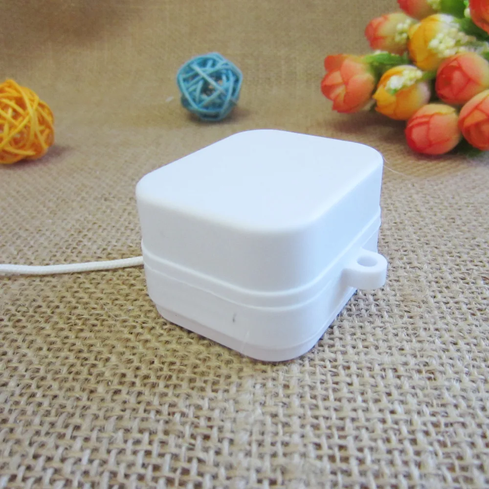 Mini Pull String Music Box, Washable Plastic, Mechanism for Toys, Christmas Gifts, Unusual DIY