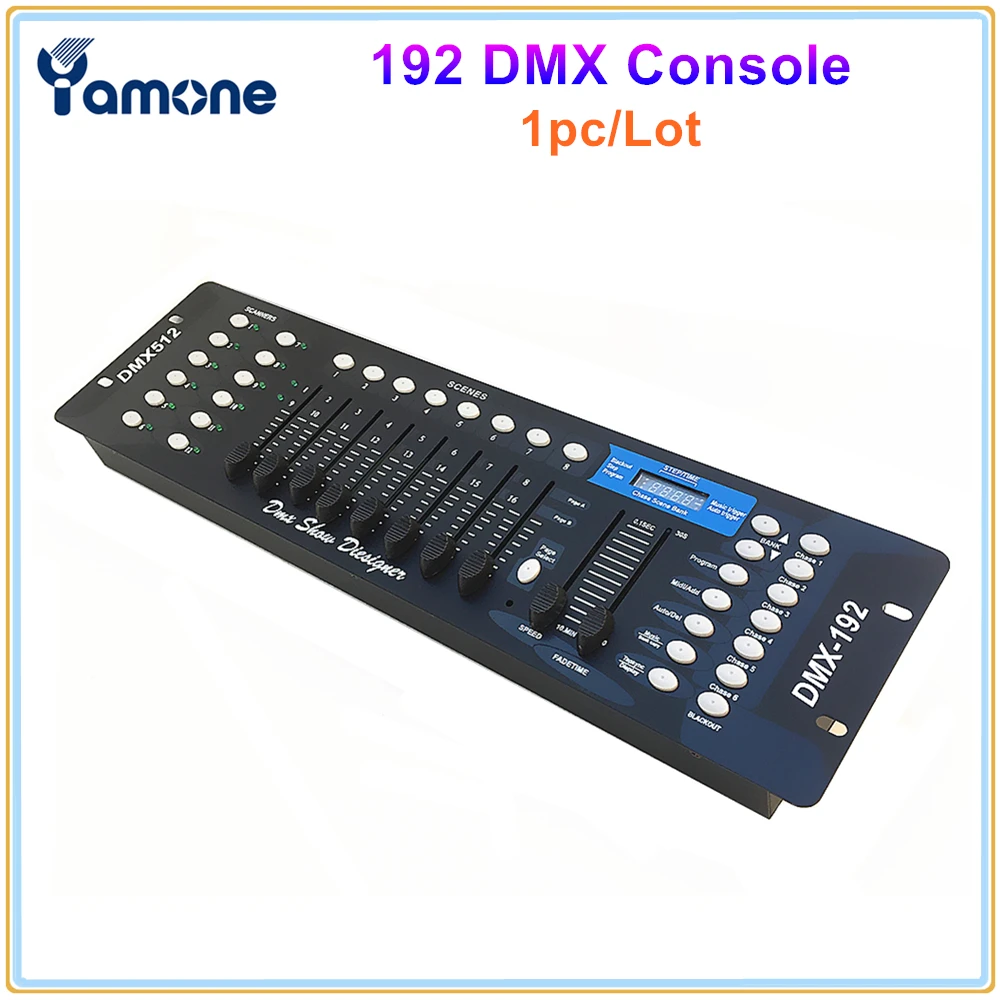 

1pc/Lot 192 DMX Controller Stage DJ Lighting DMX Console For LED Par Moving Head Spotlights 192 Channels Console