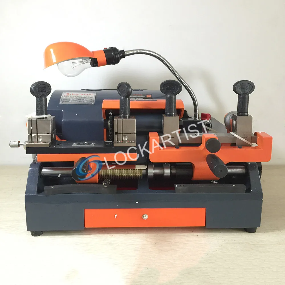 

Lockartist 100% Original Keyworld Multifunction S60G3 key duplicator machine Double head For cross & flat key & Car folding key