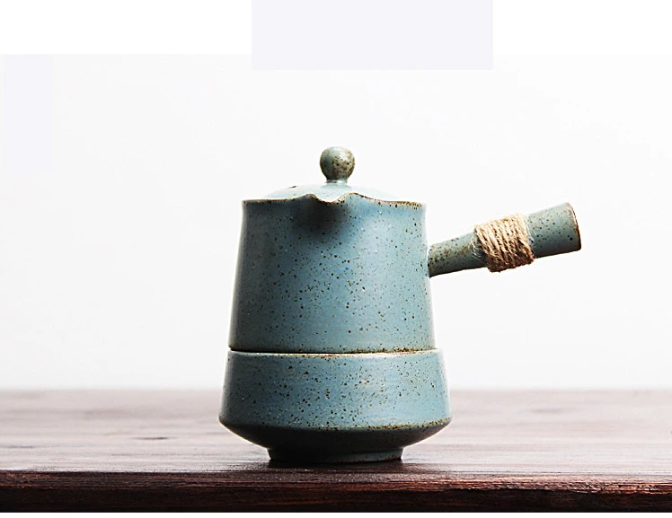 Фарфор в японском стиле, чайник, винтажный чайный сервиз, портативный дорожный чайный сервиз, чашка Quick, чайник Gaiwan. Керамический чайный набор кунг-фу - Цвет: A