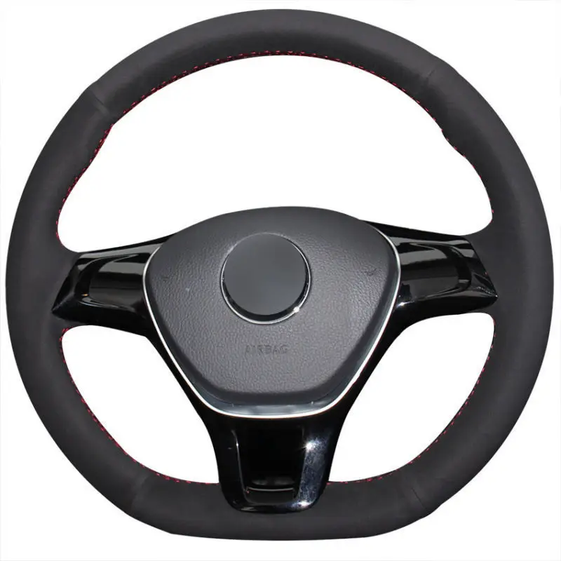 

Чехол для руля, кожаный, для VolksWagen Golf 7, Mk7, Polo Jetta, Passat B8