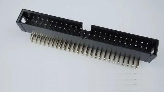 200 шт. кожух Заголовок IDC гнездо 2 54 мм 2x10 Pin 20 P прямоугольный штырь 0 64 ряда сквозное
