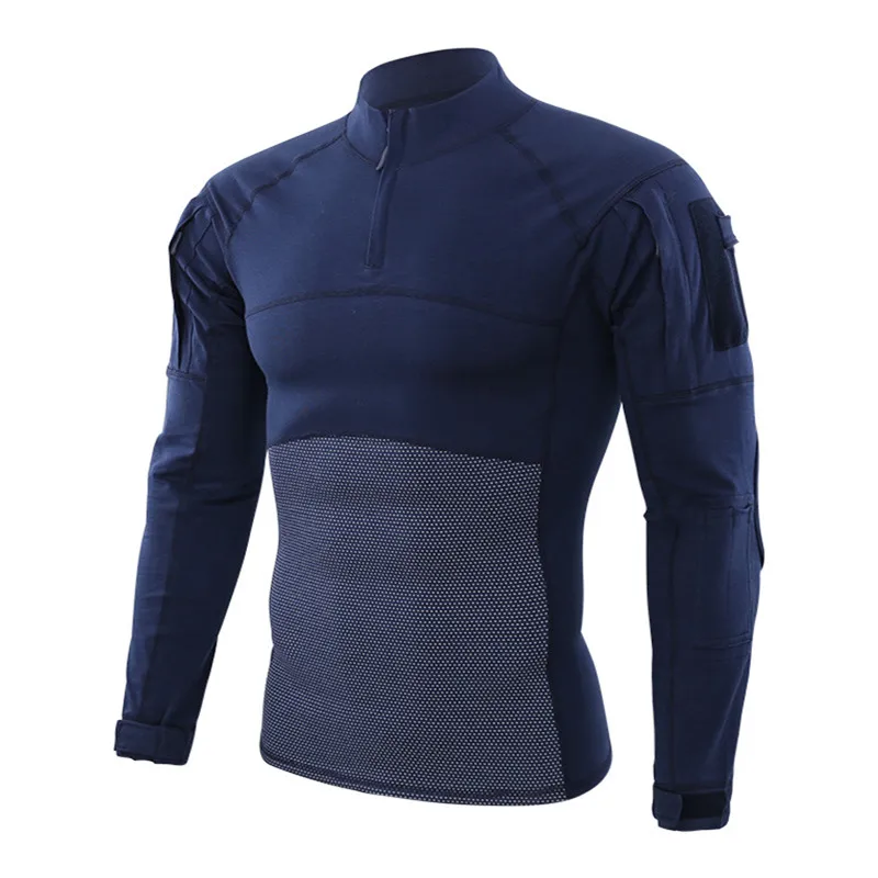 

Military Style Uniform Combat Shirt Men Assault Tactical Camouflage US Army T Shirt Airsoft Paintball Long Sleeve Shirts