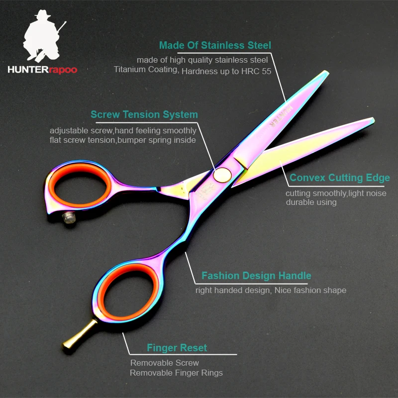 Скидка 30% 5,5 дюймов HT9116 набор ножниц для стрижки волос Парикмахерская клипер японские Парикмахерские ножницы парикмахерские ножницы Клипер