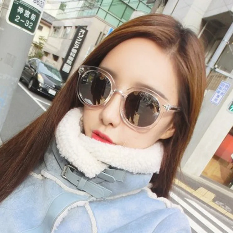 

DRESSUUP Colorful Transparent Vintage Round Sunglasses Women Arrow Mercury Coating Female Oculos De Sol Feminino Gafas