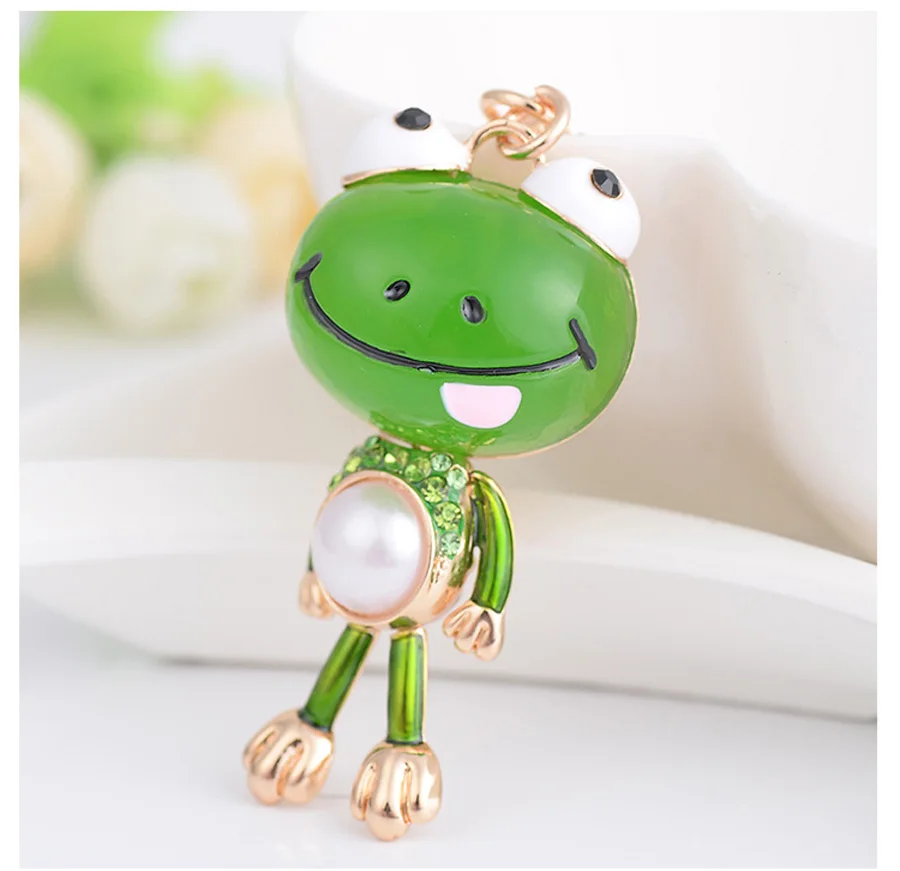 Super Cute Little Frog Keychain Pendant For Bag Handbag Purse Backpack