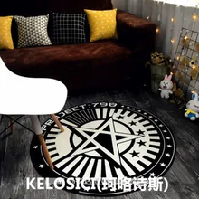 Нордический стиль черно-белый гардероб круглые ковры для гостиной спальни висячая корзина компьютерный коврик на стул и на пол ковер/ковер