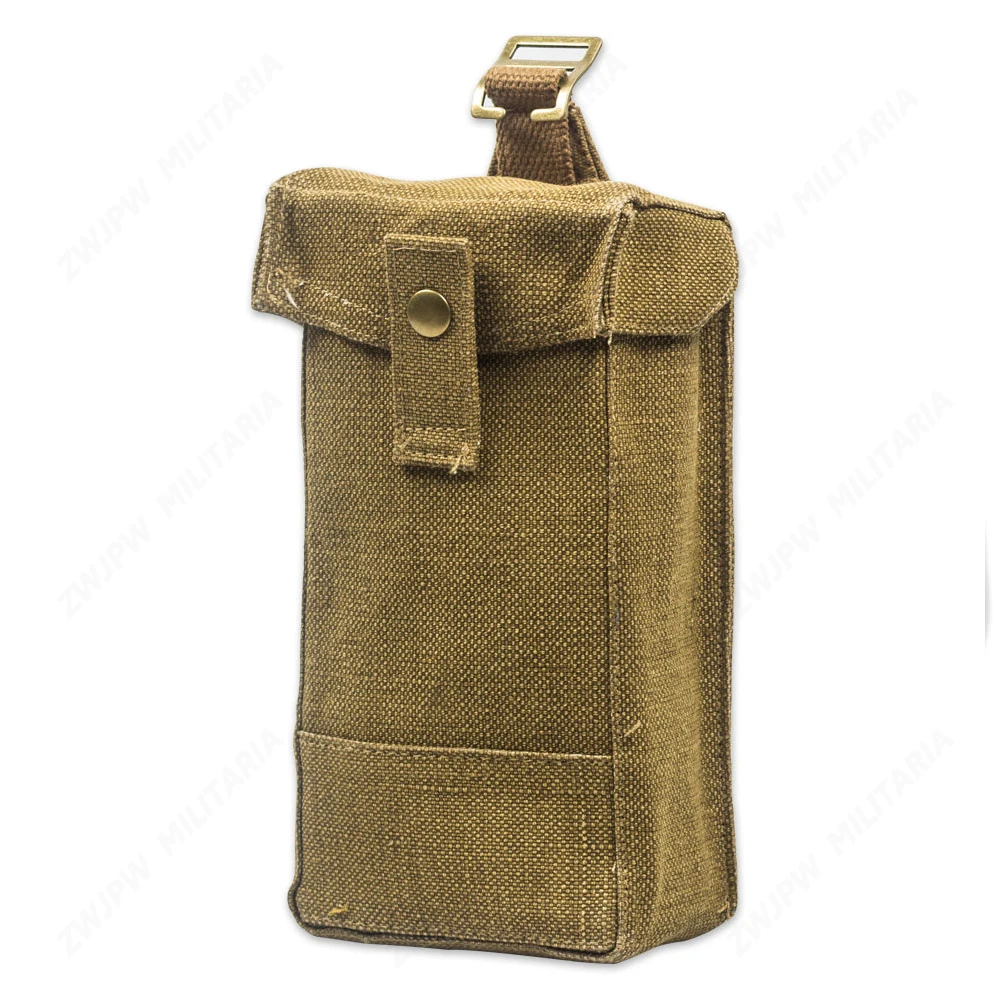 WWII WW2 UK BRITISH ARMY PURE COTTON FRONT CARTRIDGE BAG P37 AMMO POUCH 