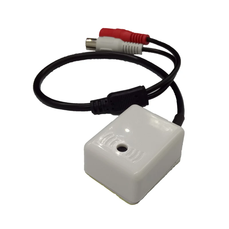 Evolylcam мини аудио Микрофон для DVR камера наблюдения системный кабель CCTV Микрофон звуковое сигнальное устройство широкий диапазон Высокочувствительный