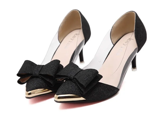 Элегантные женские туфли на тонком высоком каблуке с острым носком; большие размеры 40; весенние женские туфли-лодочки; Mujer; Летний стиль; цвет золотой, серебряный, черный