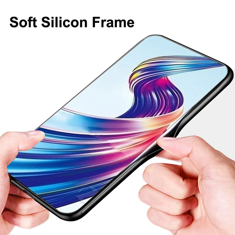 Мода Закаленное Стекло КРЫШКА ДЛЯ VIVO X27 Капа крышка VivoX27 Чехол Мягкий силиконовый чехол твёрдая обложка 6,39 ''для vivox 27 Чехлы для iPad Pro