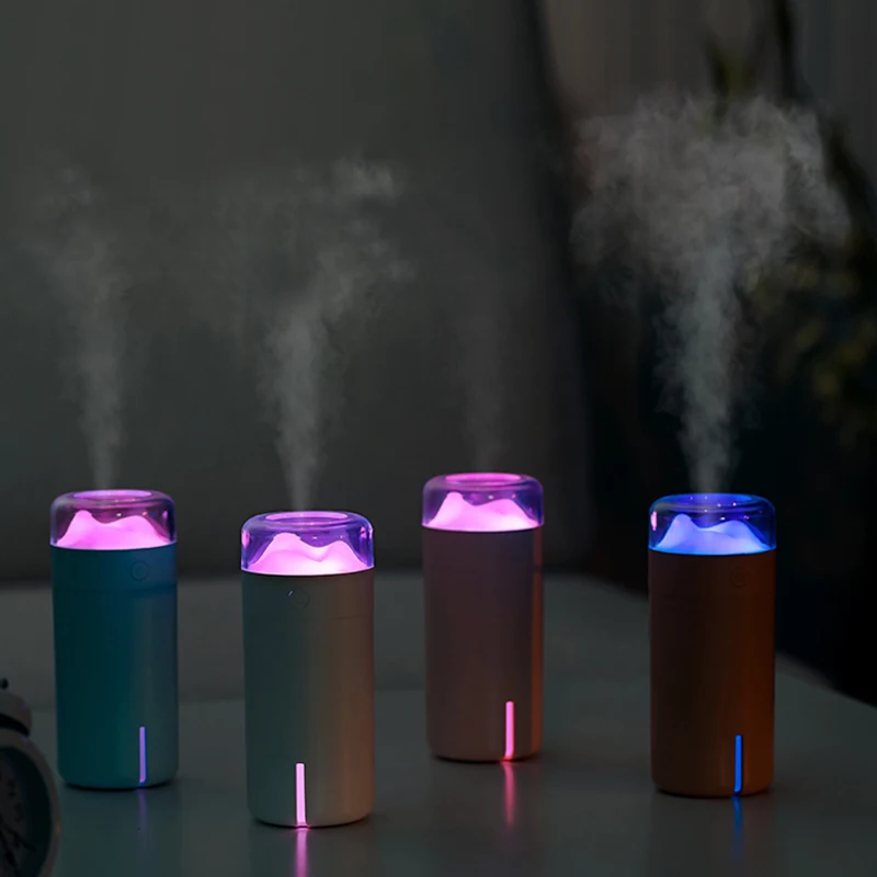 

New Car Essential Oil Diffuser Mini Ultrasonic Dashan humidifier LED Night Light USB Aromatherapy Fogger humidifiers for Office
