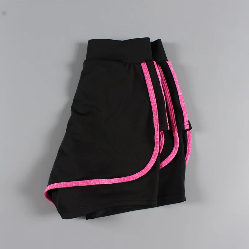 Aipbunny спортивные женские шорты из Джерси для занятий в тренажерном зале, для пробежек, тренировок, фитнеса, женские шорты большого размера XXXL - Цвет: Hot Pink