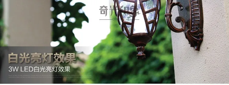 Европейский настенный светильник светодиодный настенный светильник освещение водонепроницаемый садовый настенный светильник светильники из алюминиевого стекла ретро светильники