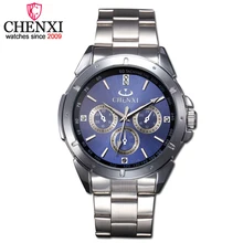 CHENXI Brand Quartz Watch Lover Top Luxury Gold Watches Men Clock Steel Women Wristwatch Couple Quartz-Watches Relogio Masculino