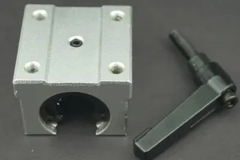 

10pcs/lot Free Shipping SBR16UU 16mm Open Linear rail Bearing Rails Slide Linear Motion Block & 10pcs Wrench