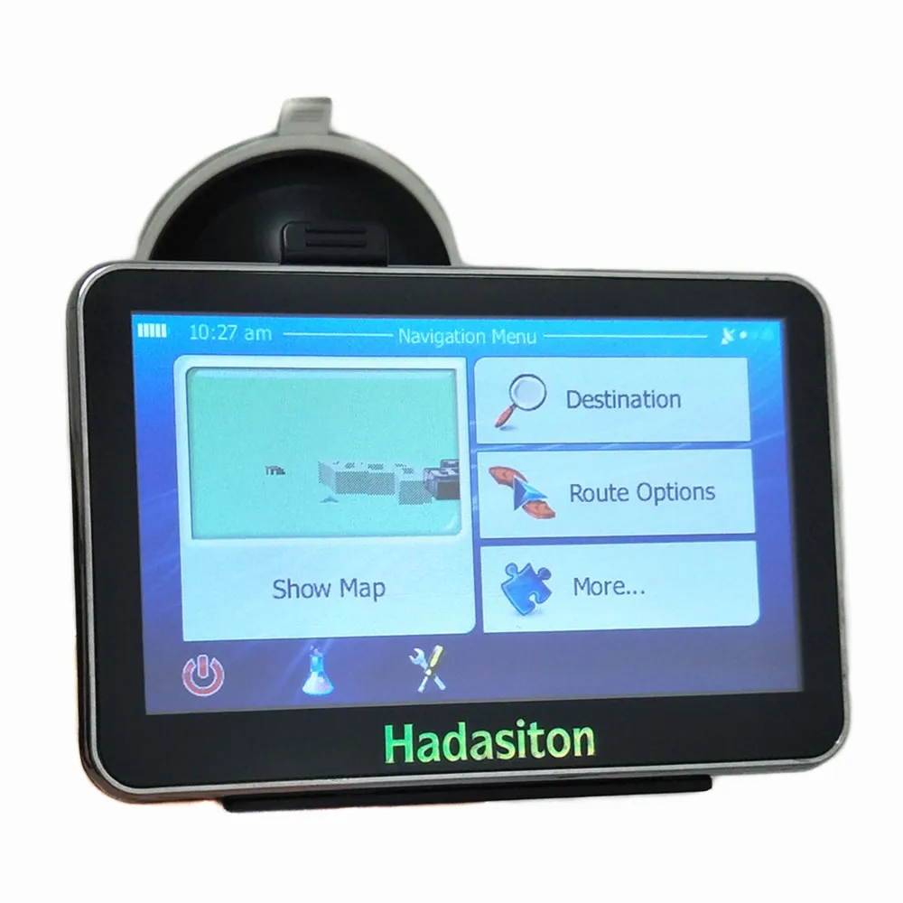 Автомобильный GPS навигатор CPU800M 4 3 дюйма ГБ/8 ГБ Sat Nav FM Бесплатные Последние