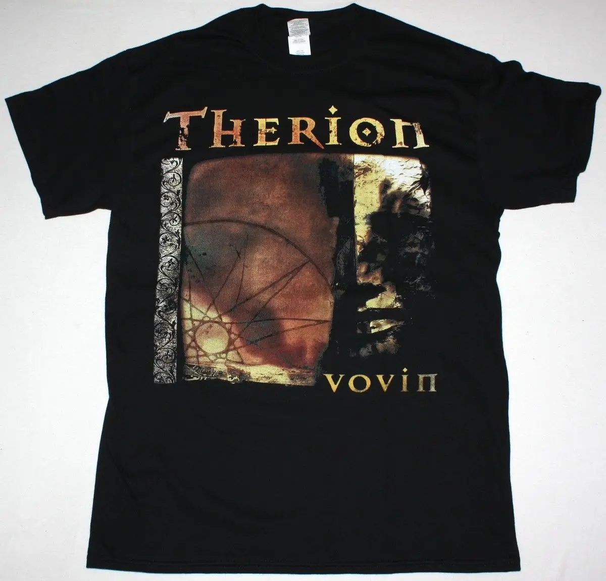 

THERION VOVIN BLACK T SHIRT GOTHIC SYMPHONIC METAL TIAMAT AMORPHIS LACRIMOSA100% cotton