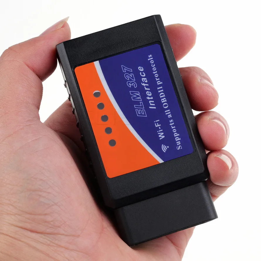 

2017 ELM327 WIFI OBD2 / OBDII Auto Diagnostic Scanner Tool ELM 327 WiFi interface scan Tool for Smartphone PC