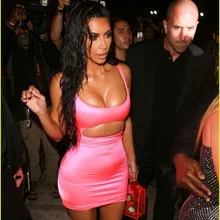 NATTEMAID Rosa Cor Sólida 2018 Verão Vestidos Das Mulheres Sem Encosto Sem Mangas Strapless Sexy Vestido Bodycon Bainha Mini Vestido