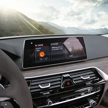 Автомобильный Стайлинг для BMW 528li 530li 540li 5 серии навигационный экран декоративная рамка Автомобильная наклейка для внутреннего интерьера Аксессуары ABS