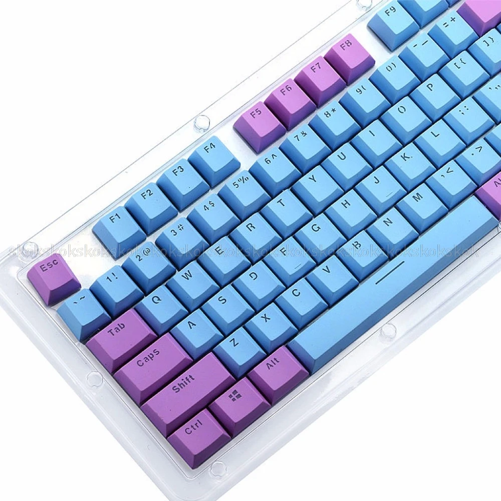 Translucent Double Shot PBT 104 KeyCaps Backlit For Cherry MX Keyboard Switch Jy19 19 Dropship