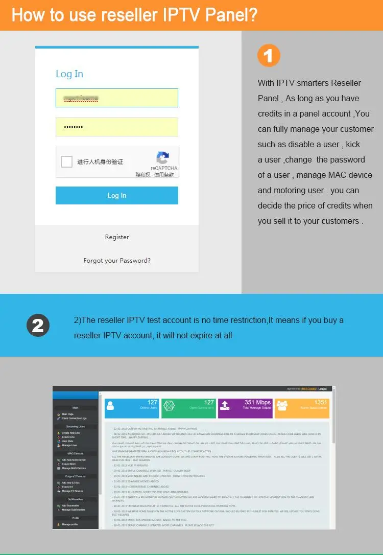 Xtream Iptv панель реселлер панель управления для северно-Европейский арабский Канада для roku 3 Android tv box Enigma2 linux устройства Smart tv