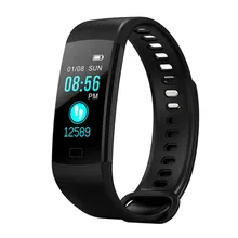 Y5 Fitness Bracelet Smart Wristbands Heart Rate Monitor Blood Pressure Fitness Tracker Smart Bracelet Color Screen Band