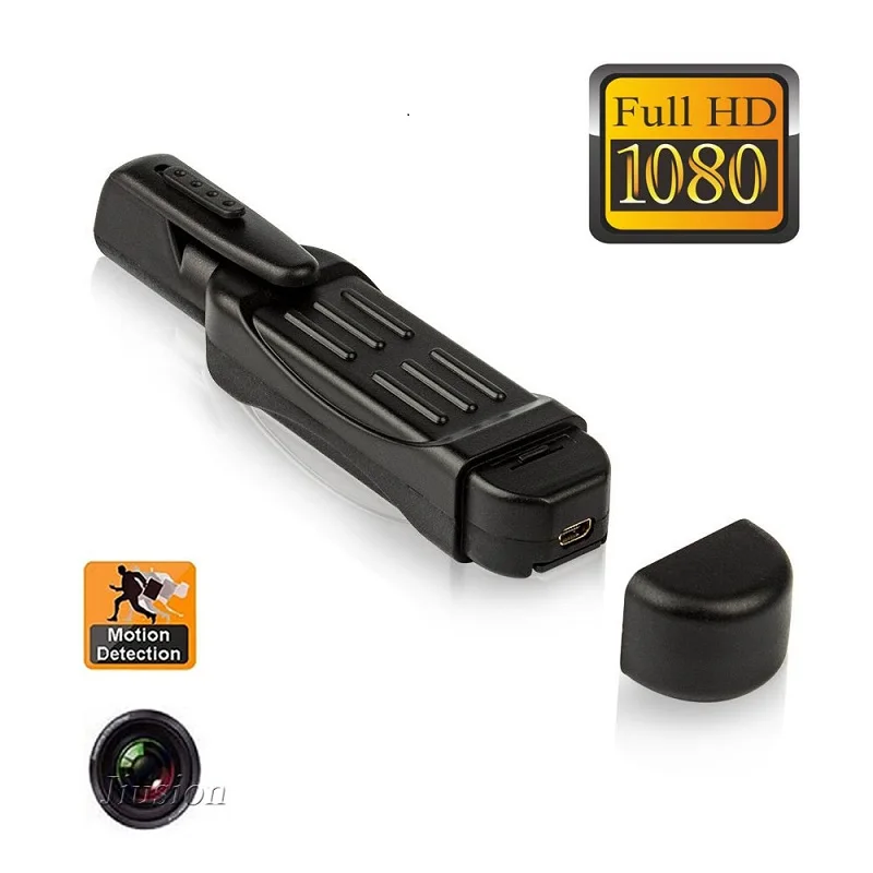 

Wearable Mini Pen Camera HD 1080P Digital Audio Voice Recorder Portable Body DVR Recording Pen Sound Camcorder Micro Secret Cam
