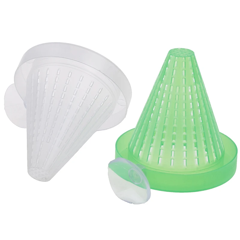 

New 1PC/2pcs Plastic Tapered Aquarium Red Worm Feeding Feeder Funnel Cup Fish Food Feed Tool Fish Tank Supplies