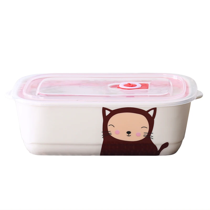 2018 Newest Japanese Kawaii Cartoon Ceramic Lunch Box Procelain Bento