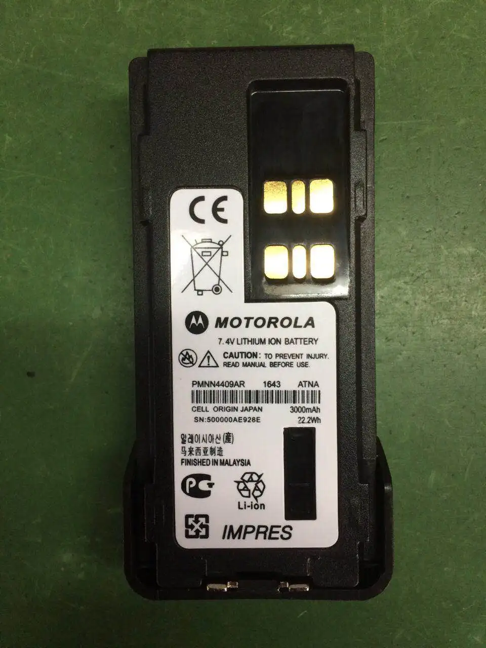 

15 pcs Battery for Motorola radiostation DP4801 Ex VHF, DP4801 Ex UHF, DP4401 Ex VHF, DP4401 Ex UHF walkie talkie radio