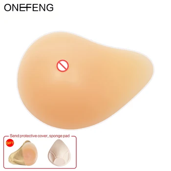 

ONEFENG Silicone Breast Form for Mastectomy Full Open Lady Fake Boob Enhancement Wholesale Retail 500g/pc 600g/pc