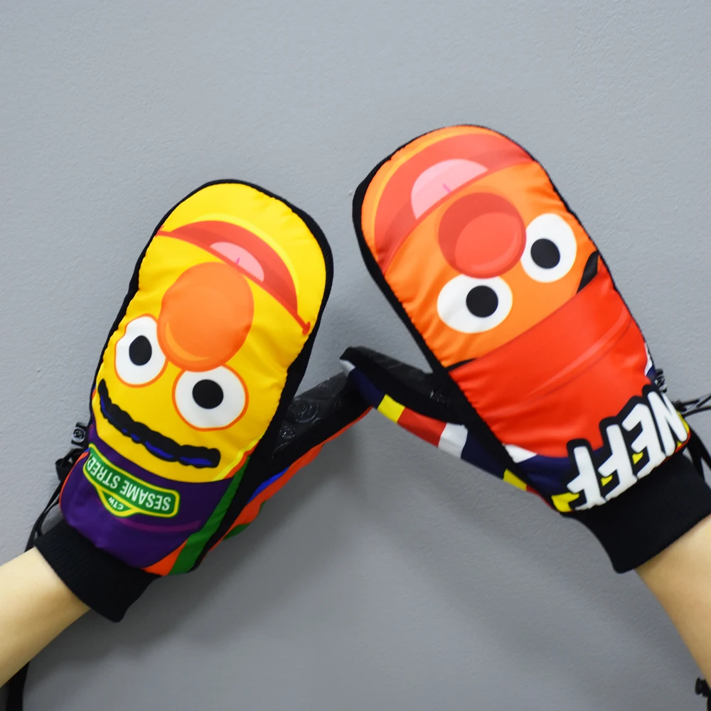 

Winter Ski Mittens Waterproof Ski Gloves Warm Snow Snowboard Mittens Outdoors Cold Weather Ski Mittens for Men Women