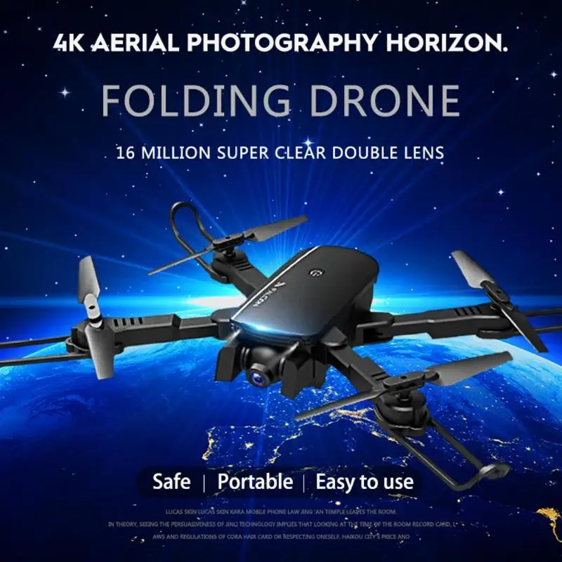 Multifunction New Hot Kids RC Helicopters Folding Drone HD Dual Camera Aerial Photography Quadcopter Aircraft Toys