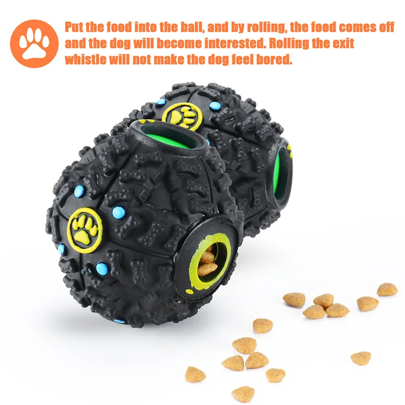 4PcsPack Dog Toy Interactive Rubber Balls Pet Dog Puppy Elasticity Teeth Ball Dog Chew Toys Tooth Cleaning Rope Balls (2)
