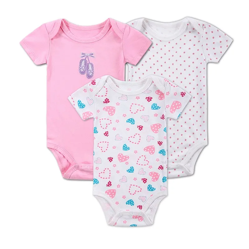 3 Pieceslot Baby Fashion Striped Short Sleeve Rompers Children Jumpsuit Newborn Boys Girls Clothes Body Roupa de bebe Overalls (11)