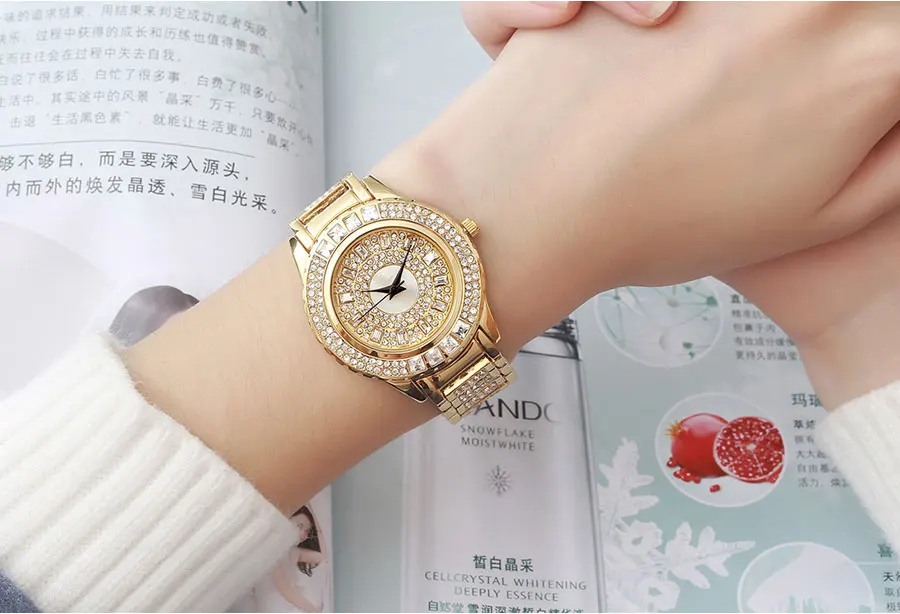 MissFox Miss Fox брендовые кварцевые часы женские роскошные золотые женские часы серебряные модные наручные часы для женщин Relogio Feminino
