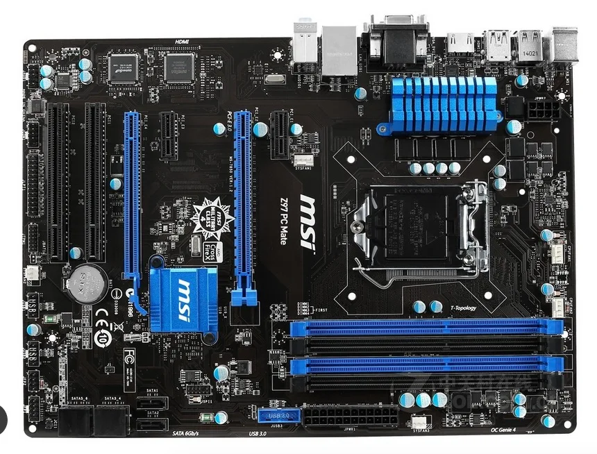 preço Frete grátis original motherboard para MSI Z97 Z97 PC Companheiro LGA DDR3 1150 32 GB USB2.0 USB3.0 Desktop motherborad