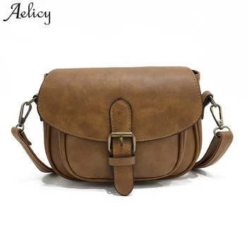 

Aelicy Hot Sale New Women PU Leather Handbags Fashion Designer Vintage Ladies Women's Purses And Hand Bags Fake Designer Handbag