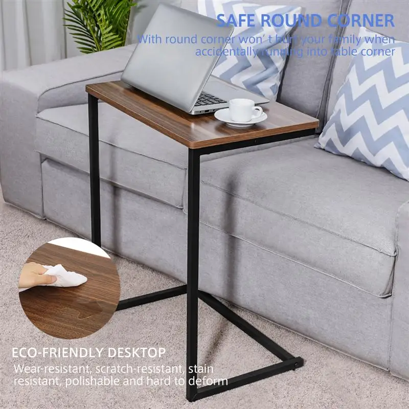 Modern Laptop Table Standing Desk Breakfast Tray Reading Notebook Stand Sofa Bedside Table