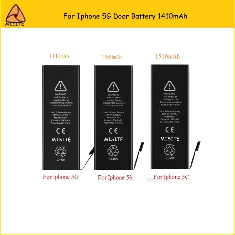 

New OEM zero cycle for iPhone 5 5G Full Capacity Li-ion Built Battery Housing Battery Back Door Cover 1440mAh Battery