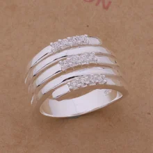 925 Sterling Silver Ring Fashion Jewerly Ring Women&Men luxury goods Multiple ring inlaid stone /dxiamopa fneaoela AR177
