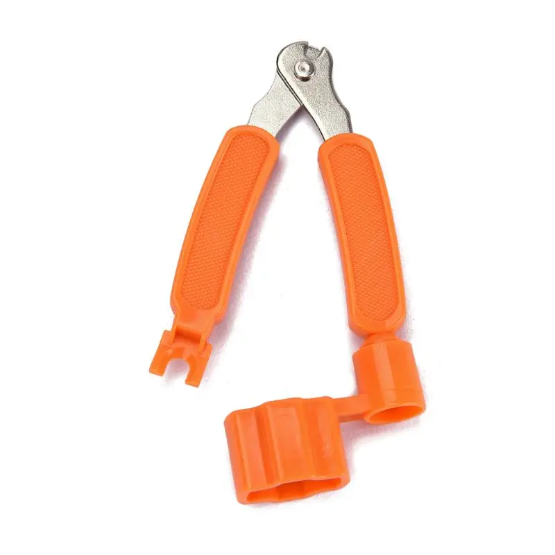

3 in 1 Guitar Peg String Winder String Pin Puller String Cutter Guitar Tool Orange